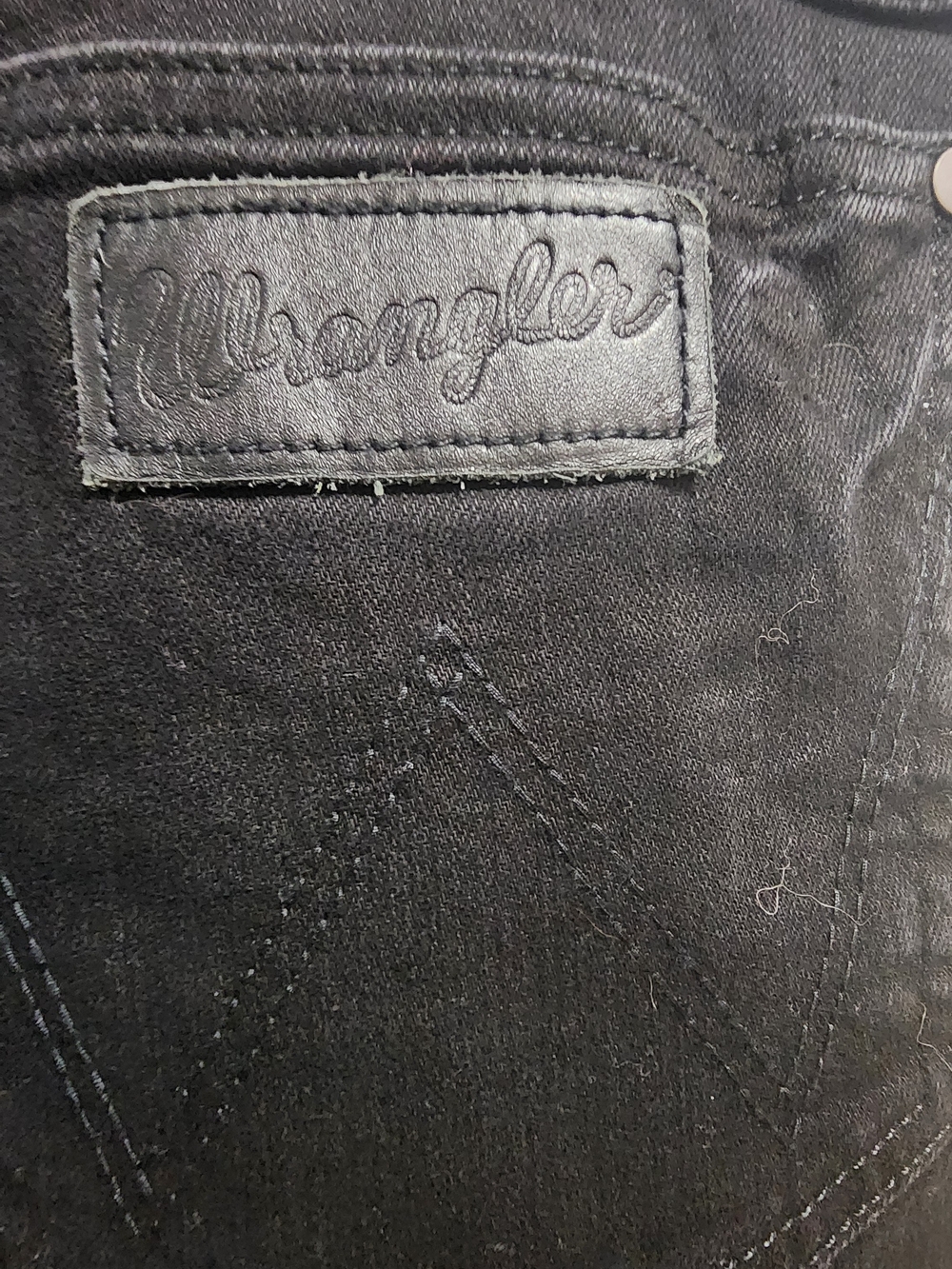 Wrangler Slim Straight Men's Jeans - Black - Picture 6 of 6